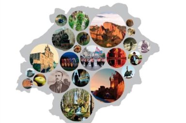 Imagen de la portada del libro 'El Bierzo identidad propia. Una gira por sus rincones y tradiciones'